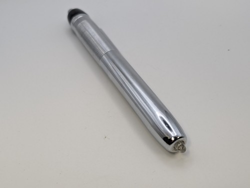 Vintage Eveready Penlight LED Flashlight Chrome Works Clip Switch AA MADE USA - 第 8/9 張圖片