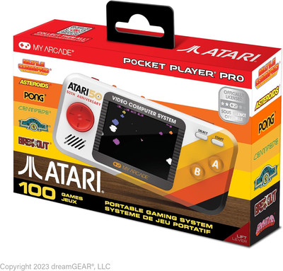 Handheld Retro Gaming Console 100 Games Portable Player 2.75  Screen Built-In
