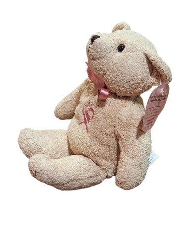 Vintage Avon Breast Cancer Pink Ribbon 7" Plush Bear - Picture 3 of 5