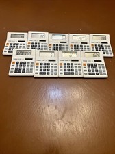 Canon Calculator Mini Solar Power Calculator Model LS-80Z Lot Of 10 Working