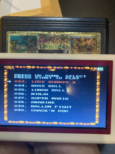 Famicom NES Game Super 76in1 Contra (Label is not very nice) - Picture 6 of 10