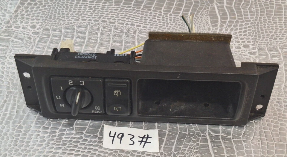 通用 10409293 1997 - 2005 雪佛兰 Venture 后窗擦洗器/清洗机开关 原始设备制造商 — 第 3/4 张图片