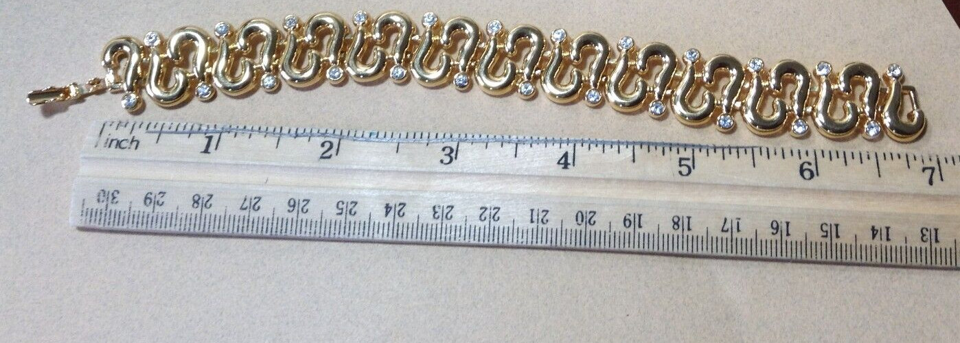 Vintage RARE Kenneth Jay Lane KJL gold tone QUEST… - image 1