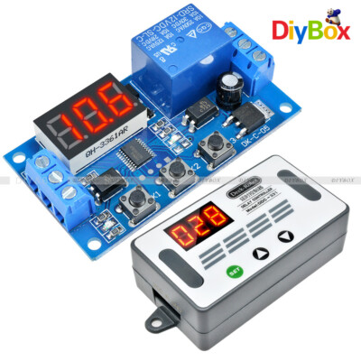 DDC-331 Digital DC12V LED Display Delay Time Timer Relay Module Control Switch