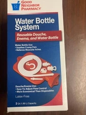 Reusable Water Bottle Enema Douche Vaginal Anal Personal Cleaning System 1.89 L