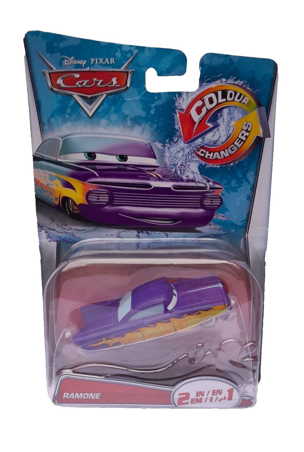DAMAGED BOX - DISNEY PIXAR CARS RAMONE COLOUR CHANGERS By MATTEL