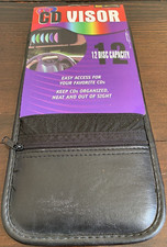 Cd Land Cd Visor 12 Cd Capacity For Car Visor - Black