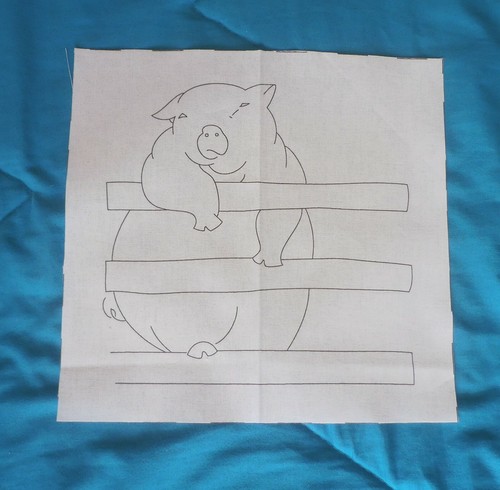Light Weight Fabric Cotton Square - 8 1/4" x 8 1/2" Select From the Barnyard  - Picture 9 of 63