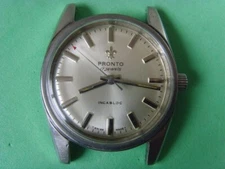 Vintage Swiss PRONTO 17J Manual Watch