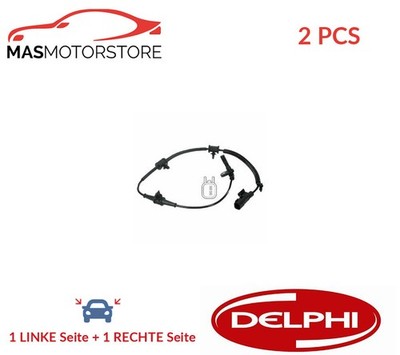 ABS SENSOR DREHZAHLFÜHLER PAAR DELPHI SS20377 2PCS A FÜR VAUXHALL INSIGNIA I
