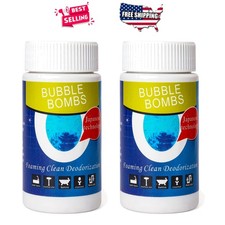 Drain Cleaner Powder 2pcs Powerful Foaming Pipe Dredge Agent for Kitchen Toilet