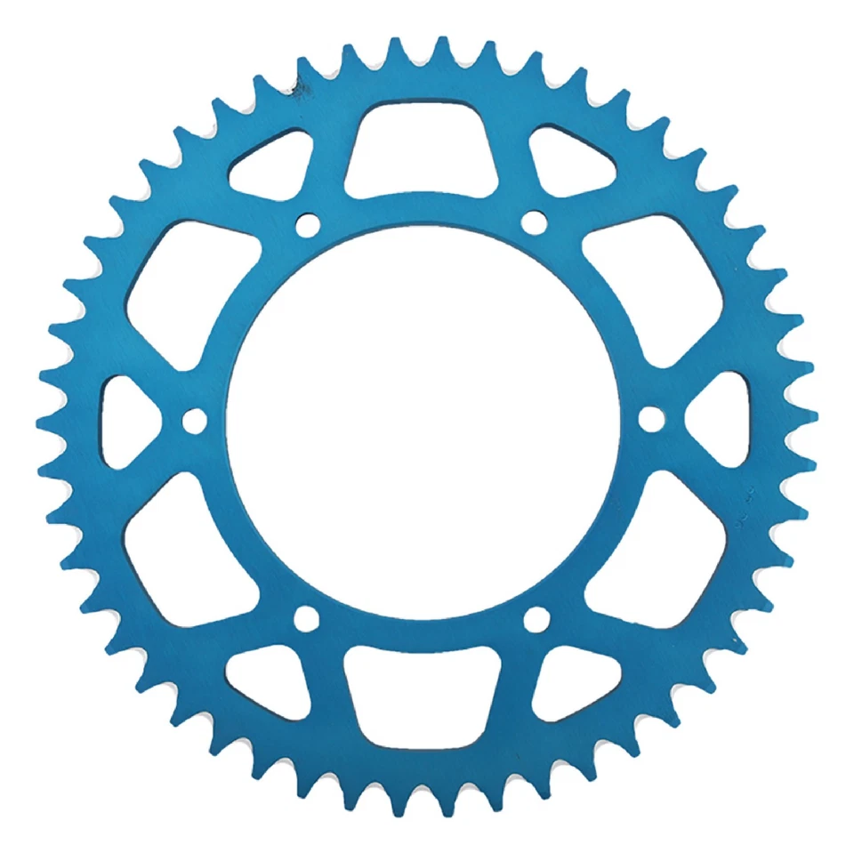Blue Aluminum Sprocket For Yamaha YZ250 1999-2018 YZ400F 1999; RAL-245-50-BLU - Image 2 of 4