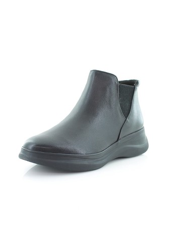 NATURALIZER SHOE Womens Black 1" Platform Genn-swerve Toe Wedge Booties 5 M - Picture 2 of 3