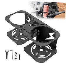 RZR Cup Holder, Aluminum Passenger Grab Handle Drink Holder Fits 18-40oz Cups