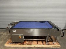 Pack Service 60" x 90" Stainless Reflow Buffer Surge Accumulation Table, Convey