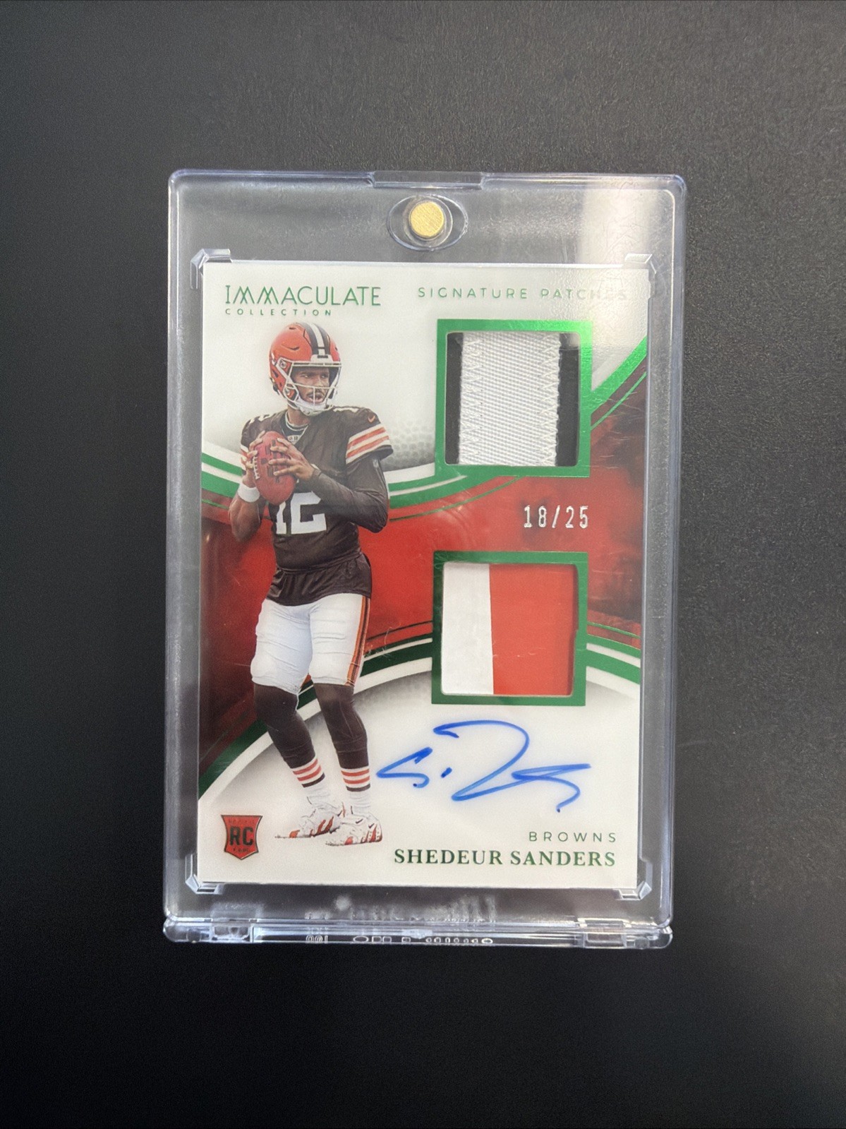 💎Panini Immaculate 2025 Shedeur Sanders Browns Rookie Patch Auto /25💎