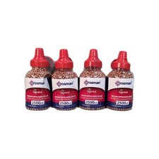 4 Pack Crosman Precision Copper Coated BBs 2500 Count .177 10,000 Total