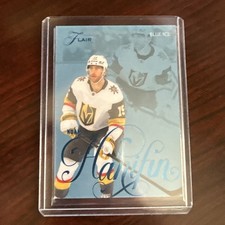 25/26 UD FLAIR NOAH HANIFIN BLUE ICE #/25