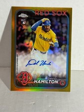 2024 Topps Chrome Update David Hamilton GOLD Refractor Rookie AUTO /50 RC