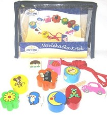 DETOA Wooden Educational Toy 'Krtek's Lacing Set'