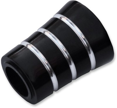 Accutronix Heel Shifter Eliminator - Grooved - Black Motorcycle Street Bike