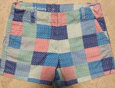 Vineyard Vines Girls Multicolor Whale Patchwork Shorts Size 10