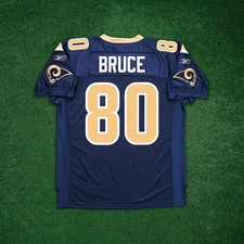 Isaac Bruce St. Louis Rams Authentic On-Field EQT Home Navy Blue Jersey