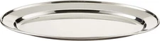 Winco OPL-16 Stainless Steel Oval Platter, 16-Inch by 10.25-Inch