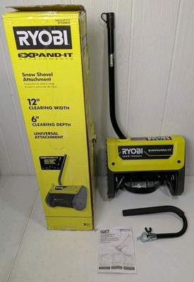 RYOBI Expand-It Snow Thrower Shovel Attachment 12'' For Attach Capable Trimmers