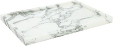 Real Luxurious Natural Marble Vanity Tray Genuine Marble Storage Tray Home Decor