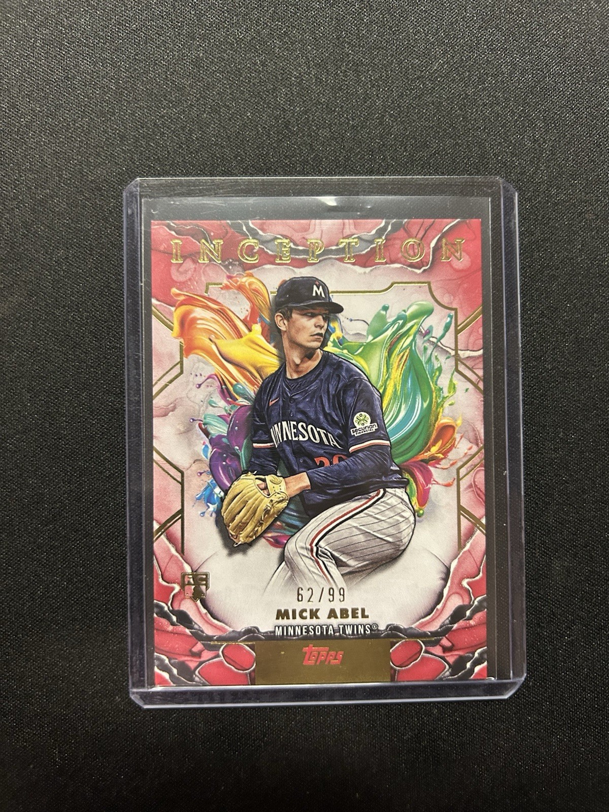 2025 Topps Inception - Mick Abel #75 Red Rookie /99 (RC)