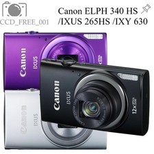 Canon PowerShot ELPH 340 HS /IXUS 265HS /IXY 630 Digital Camera 16.0MP Wi-Fi