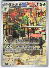 Pokemon Scovillain 202/198 Illustration Rare Scarlet & Violet Pokemon Holo NM on eBay
