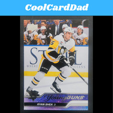 2023-24 Upper Deck Series 2 Ryan Shea Young Guns RC #489 Pittsburgh Penguins