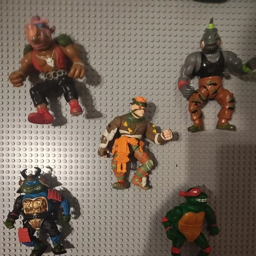 4 Piece Ninja Turtle Vintage Set Includes Bebop Rock Steady Leonardo And Raphael