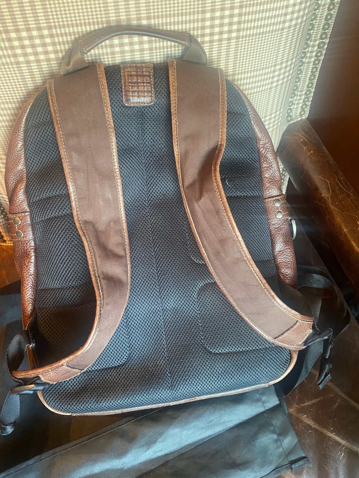 Executive Leather Backpack - Brown - image 2