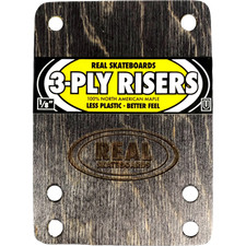 Real Skateboards Universal Wooden Risers Set 3ply 1/8"