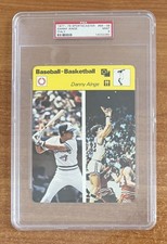 vintage PSA 9 - SPORTSCASTER 1977-1979  ITALY #86-08 DANNY AINGE - ITALY