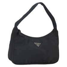 PRADA Hand pouch Pouch Nylon Black Auth 171559A
