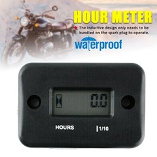 Small Digital Hour Meter For Lawn Mower Generator Motorcycle Atv Waterproofck