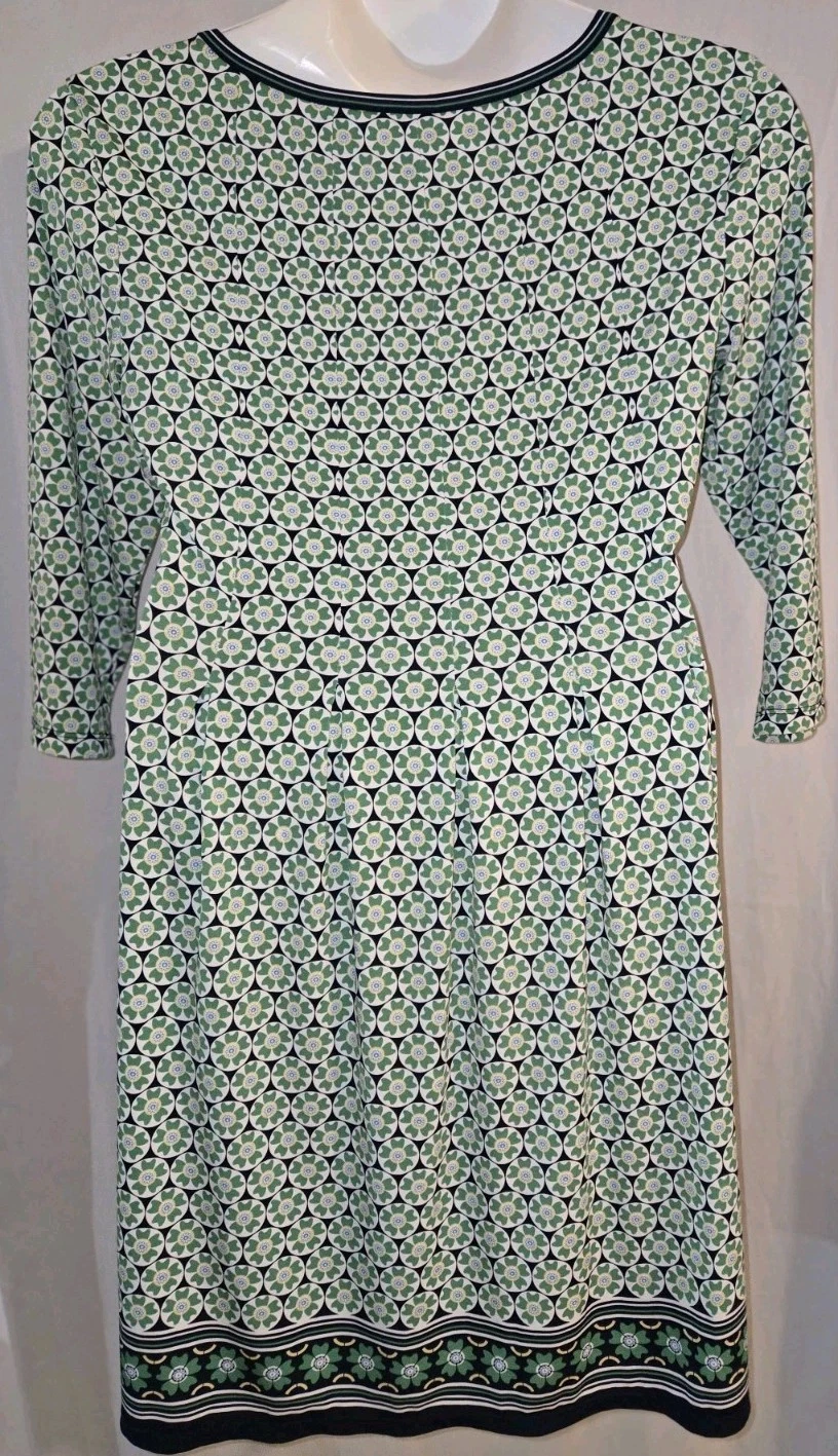 VETEMENTS Abito MAX STUDIO (XLARGE) comodo manica 3 4 plissettato lunghezza ginocchio blu e verde