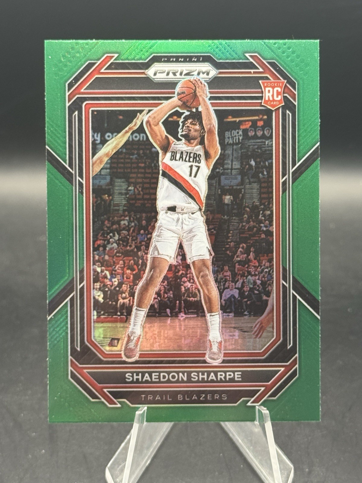 Shaedon Sharpe 2022-23 Panini Prizm Rookie #250 Green Prizm