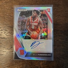 2021-22 Panini Prizm Draft Picks - Draft Picks Autographs D.J. Funderburk...