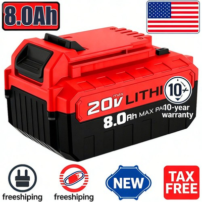 #ad #ad 8.0Ah for PORTER CABLE 20V 20 Volt Lithium Battery Max PCC680L PCC685L PCC682L $22.79