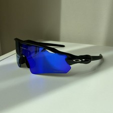 Oakley OO9208 Radar EV Path Sunglasses Black Frame Blue Prizm Lens