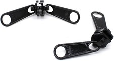 UPC 049821058012 product image for YKK Zipper Replacement Sliders ~ #10 Coil Long Pull with 2 Heads-~ black  | upcitemdb.com