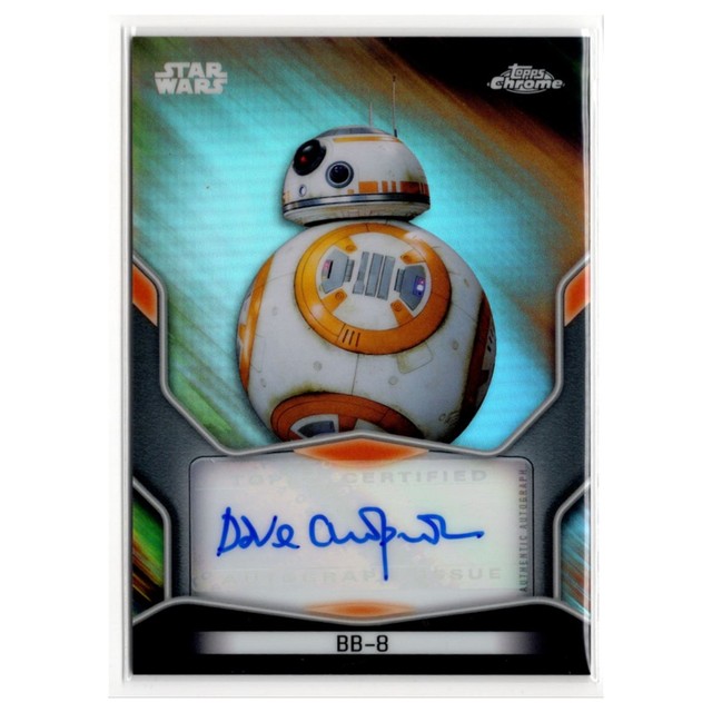 Dave Chapman BB-8 Auto #ARS-DC Autograph 2021 Topps Star Wars Chrome Comics Card