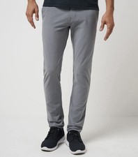 Travis Mathew Mens Open To Close Tech Chino Pants Size 35 Golf Leisure Grey