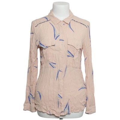 Ba&sh, Bluse, Größe: M, Beige/Blau/Mehrfarbig, Viskose, Damen #GDK