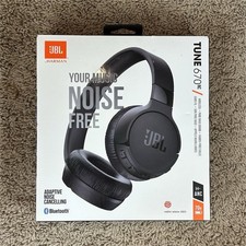 JBL TUNE 670NC Wireless Bluetooth Headphones Black Adaptive Noise Cancelling